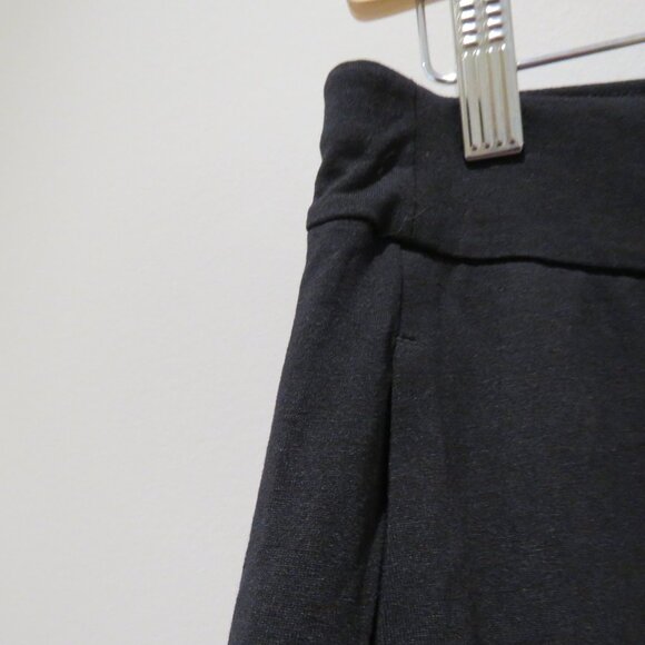 EILEEN FISHER Wide Leg Pant Black Stretch Pull On Size Small Minimalist Travel - Picture 5 of 15